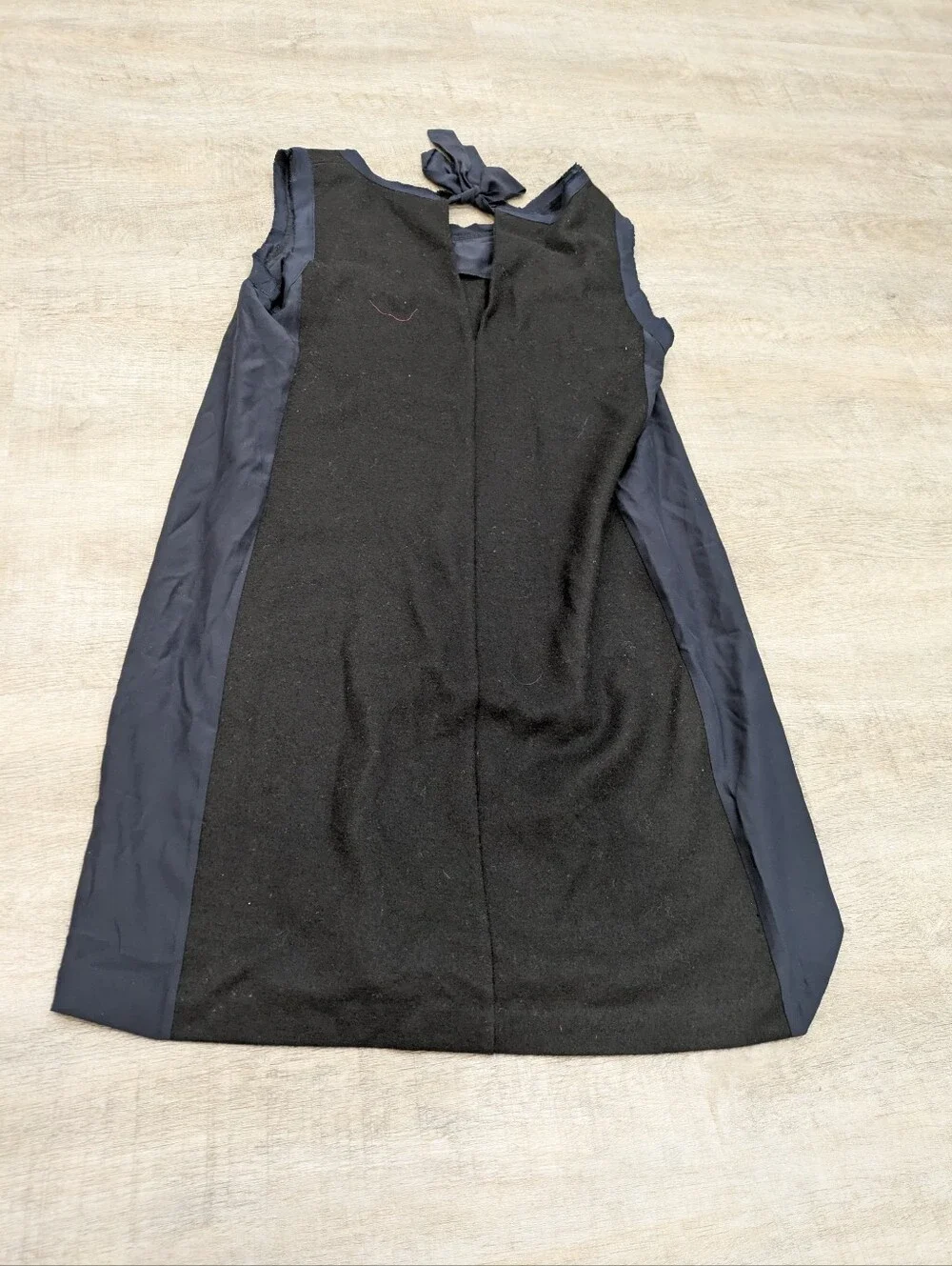 J. Crew Black And Navy Colorblock Dress Size 2